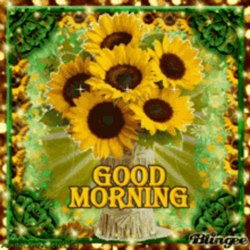 Good Morning Shining Sunflowers