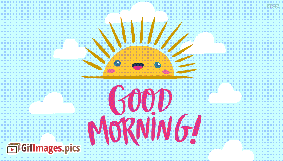 Good Morning Sunrise Animated