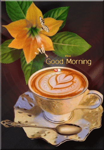 Coffee Wishing You A Wonderful Good Morning
